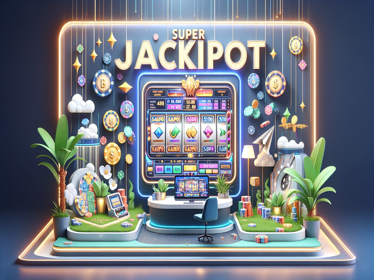 SlotsOnlineCasino Super Jackpot - Aim for the big prize!